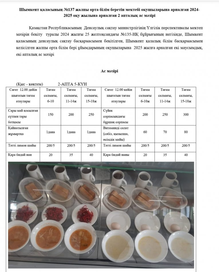 11.04.2025 ж Ас мәзірі
